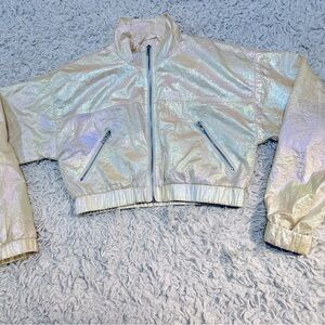 SOLD ON DEPOP Raver Iridescent Jacket
